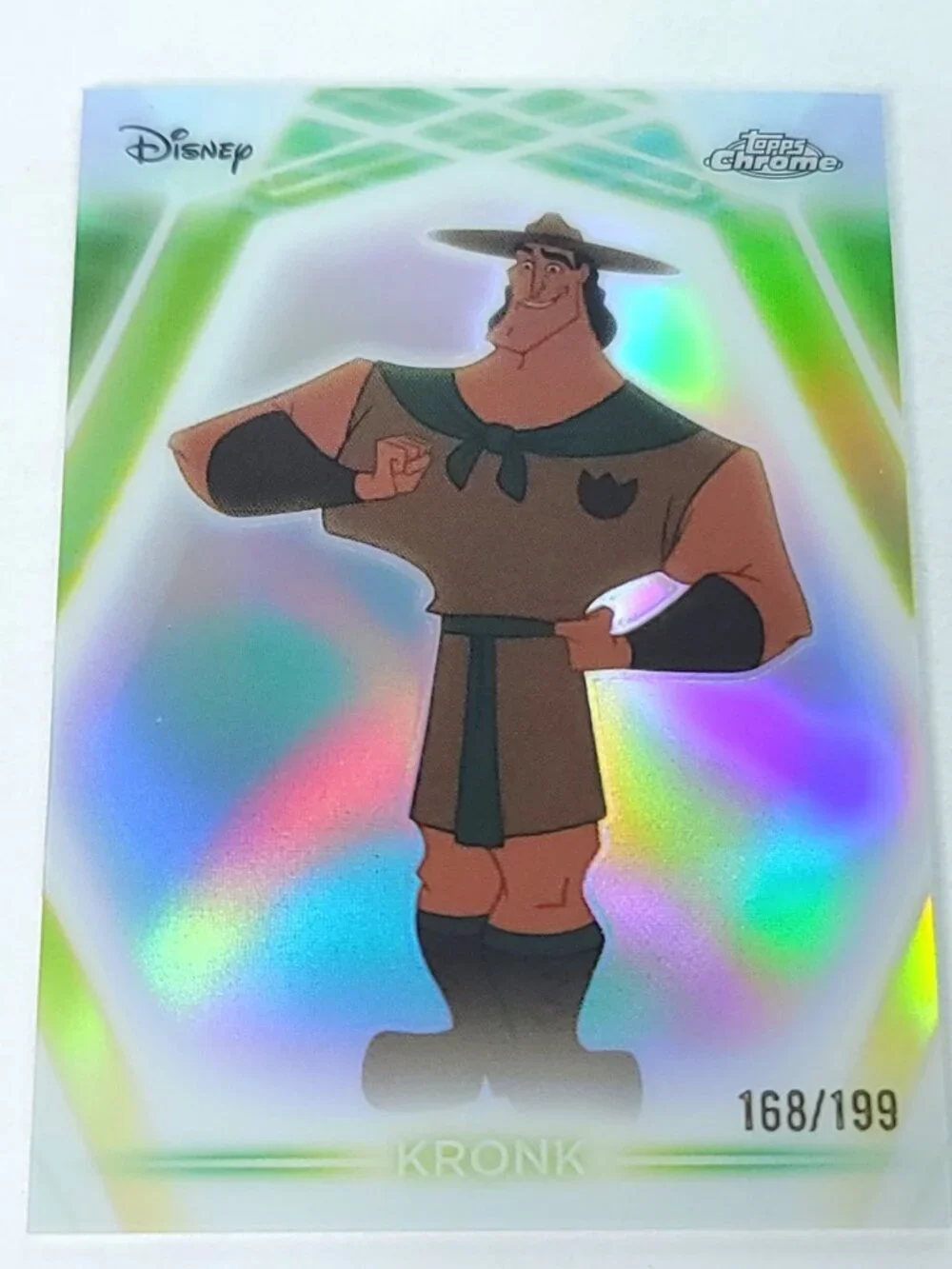 Kronk Topps 2026 Disney Neon Holo Chrome Refractor Limited 168/199 CNE